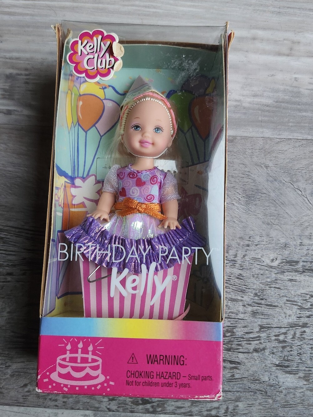 Vintage 2001 Kelly Club Birthday Party Kelly Doll Mattel 55704 NIB Barbie